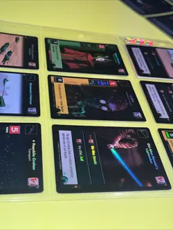 Darth Maul Rare Foil Decipher 1999 Young Jedi All Foil 25 Card Lot Unplayed - Image 5