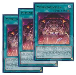 Yugioh - Mementomictlan x 3 - 1st Edition Ultra Rare NM - Free Holo Card - Image 1