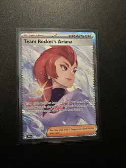 Pokemon Team Rockets Ariana Special Illustration Card 237/182 Destined Rivals - Image 1