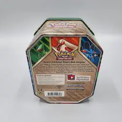 Sceptile EX Hoenn Power Tin Pokemon Trading Card TCG Storage Tin Metal Box EMPTY - Image 3