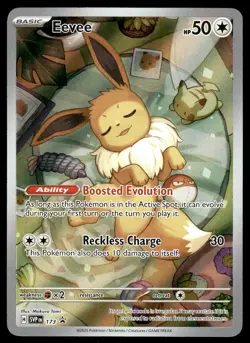 Pokemon TCG SV: Scarlet & Violet Promo Cards #173 Eevee Holo NM - Image 1