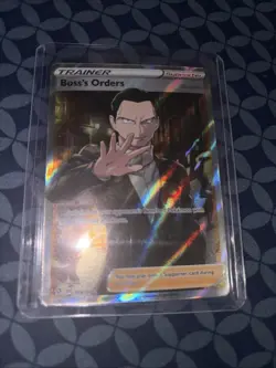 Pokemon TCG Boss's Orders Trainer Rebel Clash Full Art Card 189/192-Near Mint - Image 1