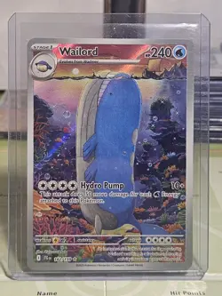 Illustration Rare Wailord #162/159 Pokemon Card Journey Together NM-MT 2025 - Image 5