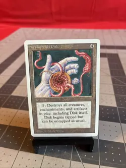 Vintage 1994 MTG Revised Edition Nevinyrral’s Disk Card - Image 1