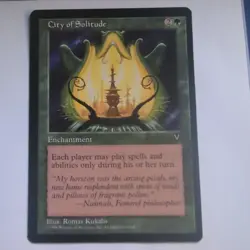 MTG CITY OF SOLITUDE NM Visions Enchantment 1996 - Image 1