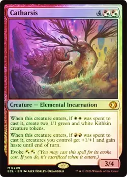 MTG Lorwyn Eclipsed Catharsis 0209 FOIL NM - Image 1