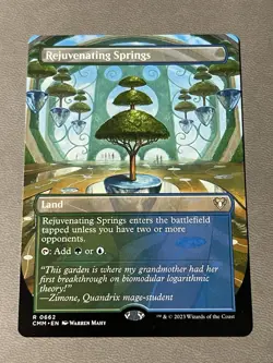 Rejuvenating Springs (Borderless) Commander Masters Regular - MTG - Image 1