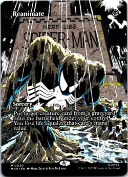 Reanimate (Borderless) M Marvel Universe Eternal-Legal 20 NM NM-LP - Image 1