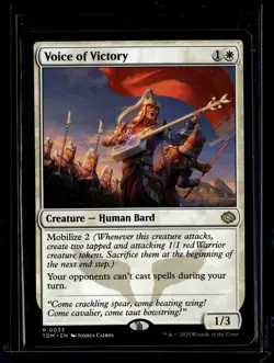 Voice of Victory - 33 - TDM - NM - MTG Magic the Gathering - Image 1