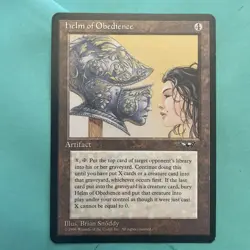 Helm of Obedience Alliances Regular Mtg NM - Image 1