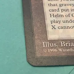 Helm of Obedience Alliances Regular Mtg NM - Image 2