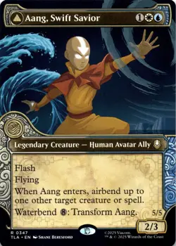 Aang, Swift Savior SHOWCASE Avatar: The Last Airbender Magic MTG NM - Image 1