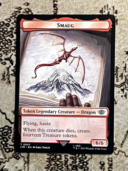 Smaug Token - The Lord of the Rings - 7 - #Lightly Played - Image 1