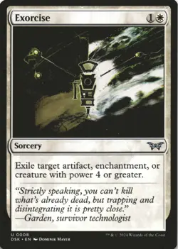 MTG Exorcise Normal NM Duskmourn: House of Horror Magic 8 - Image 1