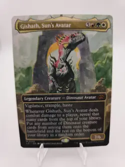 Gishath, Sun's Avatar 0330 (Borderless) [The Lost Caverns of Ixalan] Near Mint - Image 1