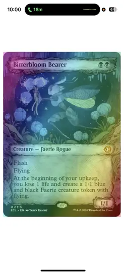 Bitterbloom Bearer (Showcase) Lorwyn Eclipsed Foil - Image 1