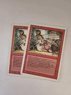 2X Earthbind - Revised Magic the Gathering MTG LP - Image 1