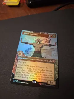 MTG - Avatar: The Last Airbender - Bumi, Unleashed Showcase NM/Pack Fresh - Image 1