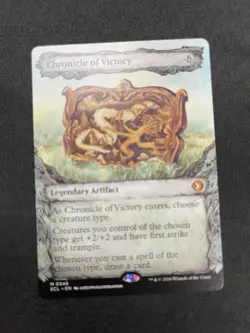 Lorwyn Eclipsed Chronicle of Victory Mythic 346 Borderless Mtg Showcase - Image 1