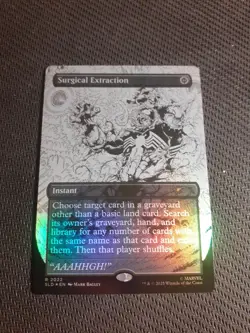 Magic The Gathering Mtg Foil Surgical Extraction Venom Secret Lair Near Mint Ink - Image 1
