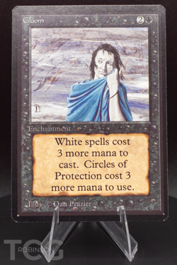 Gloom: 1993 Magic the Gathering - Limited Edition Beta Regular - Image 1