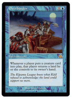 Overburden -- MTG (SP Quality) - Prophecy - See scans!! - Image 1