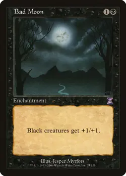 MTG Magic the Gathering Bad Moon (38/122) Time Spiral - Timeshifted MP - Image 1