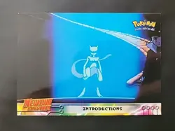 LP! Introductions #21 Mewtwo Strikes Back - 1st Movie Blue Logo - Topps Pokemon - Image 1
