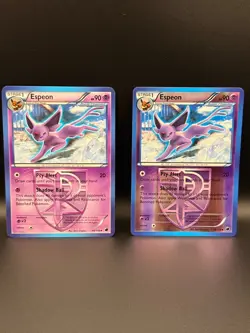 Pokemon TCG Espeon Holo & Non-Holo Lot Plasma Freeze 2013 LP - MP #48/116 - Image 1