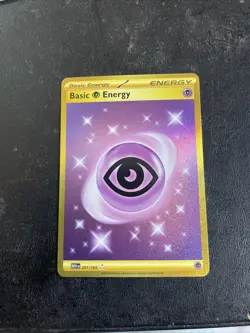Pokemon TCG Basic Psychic Energy Scarlet & Violet-151 207/165 Holo Hyper Rare - Image 1