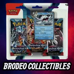 Pokemon TCG Paradox Rift 3-Pack Blister Arctibax Scarlet and Violet - Image 1