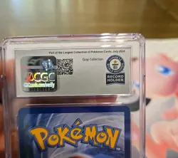 1/1 Guinness World Record Holder 2016 Pokemon Machop #57 Evolutions CGC - Image 3