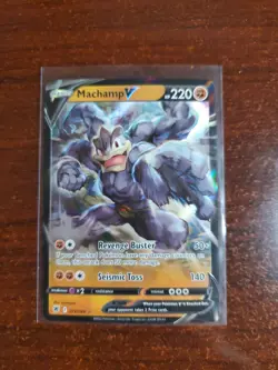 Pokemon TCG Machamp V Sword & Shield - Astral Radiance 072/189 Holo Ultra Rare - Image 1