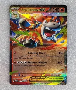 Mega Camerupt ex 022/132 NM/M MEG EN Mega Evolutions Pokemon TCG - Image 1