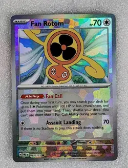 Fan Rotom 085/131 NM/M PRE Poke Ball Pattern SV Prismatic Evolutions Pokemon TCG - Image 1