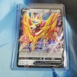 Zamazenta V 139/202 NM/M SWSH Sword & Shield Base Pokemon TCG - Image 1