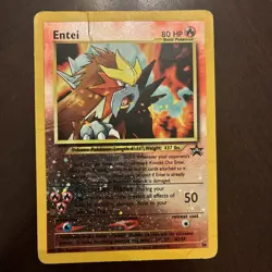Pokemon TCG Entei Wizards Black Star Promos 34 Reverse Holo Promo - Image 1