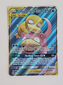 POKEMON Slowpoke And Psyduck Gx Full Art 217/236 NM-Mint - Image 1