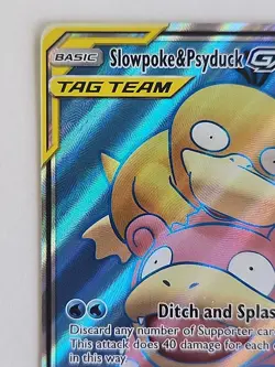 POKEMON Slowpoke And Psyduck Gx Full Art 217/236 NM-Mint - Image 2