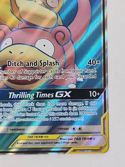POKEMON Slowpoke And Psyduck Gx Full Art 217/236 NM-Mint - Image 5