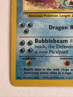 Gyarados 6/102 Unlimited Holo HP Condition - Pokemon Base Set (See Pics!) - Image 5