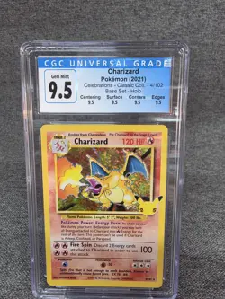 Pokemon - Charizard - 4/102 - Celebrations Classic Collection - CGC 9.5 (psa10) - Image 1