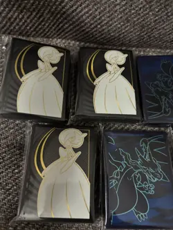 9 Pokemon Mega Lucario, Gardevoir, And Phantasmal Flames ETB Sleeves - Image 2