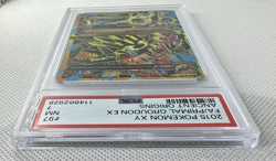 2015 Pokemon XY Ancient Origins Primal Groudon 97/98 PSA 7 - Image 5