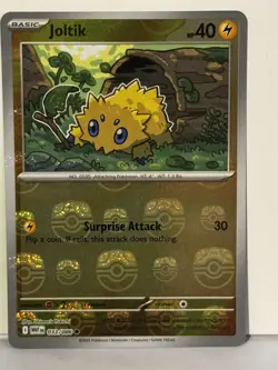 Joltik (Master Ball Pattern) 033/086 SV: White Flare NM Pokemon Fast Shipping - Image 1