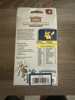 Pokemon TCG XY Evolutions Pikachu Power Theme Deck (Sealed) - Image 2
