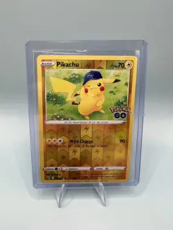 2022 Pokemon Pikachu (28) 028/078 Pokemon GO Reverse Holo - Image 1