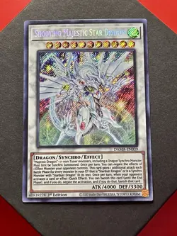 Shooting Majestic Star Dragon | DAMA-EN039 | Secret Rare | NM | 1st Ed | YuGiOh! - Image 1