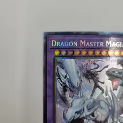 DRAGON MASTER MAGIA * 1ST EDITION PRISMATIC COLLECTOR'S RARE RA04-EN055 YUGIOH - Image 3
