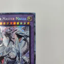 DRAGON MASTER MAGIA * 1ST EDITION PRISMATIC COLLECTOR'S RARE RA04-EN055 YUGIOH - Image 4